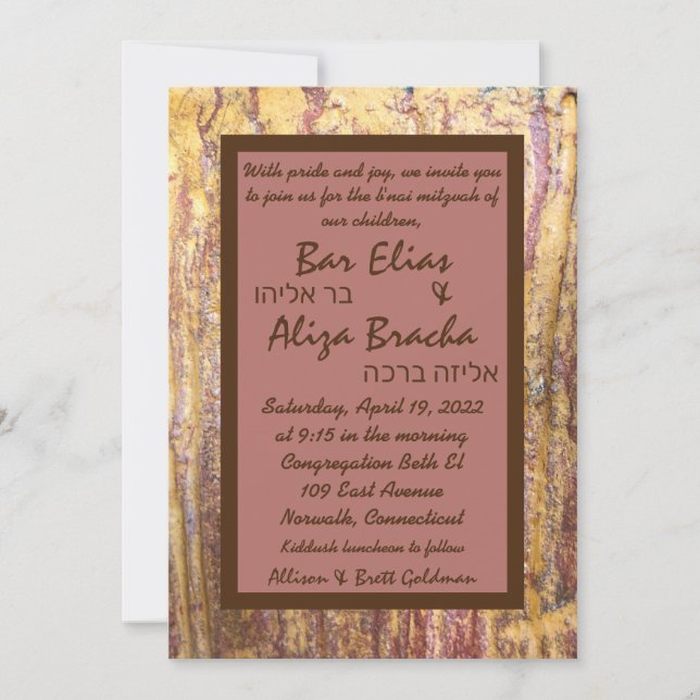 Einladung von Steinen III (Vorderseite)