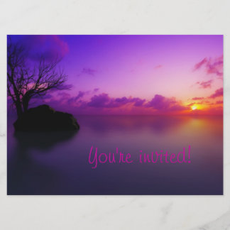 Einladung von Strand und Glitzer