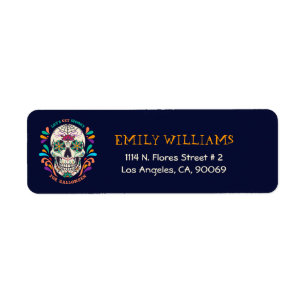 Einladung von Sugar Skull-Halloween-Partys