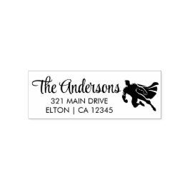 Einladung von Superheldin Birthday Permastempel