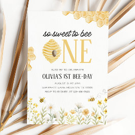 Einladung von "Sweet to Bee One Bee" zum 1. Geburt