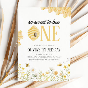 Einladung von "Sweet to Bee One Bee" zum 1. Geburt