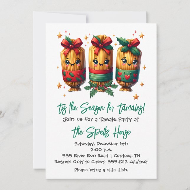 Einladung von Tamale (Vorderseite)