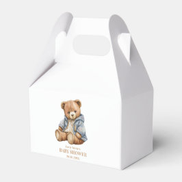 Einladung von Teddy Bear Baby Shower kann frühzeit Geschenkschachtel