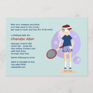Einladung von Tennis Kid