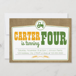 Einladung von Traktoren