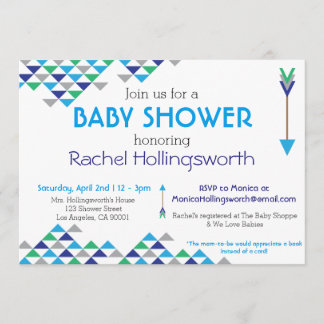 Einladung von Tribal & Arrow Baby Boy Shower