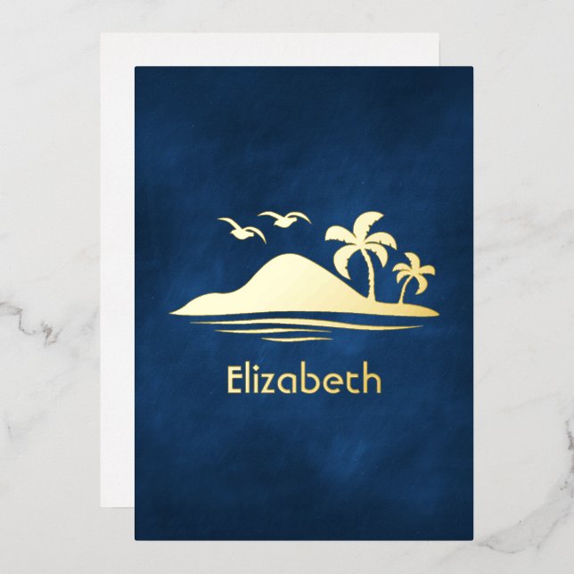 Einladung von Tropenwäldern für Brautpartys (Vorderseite/Rückseite)