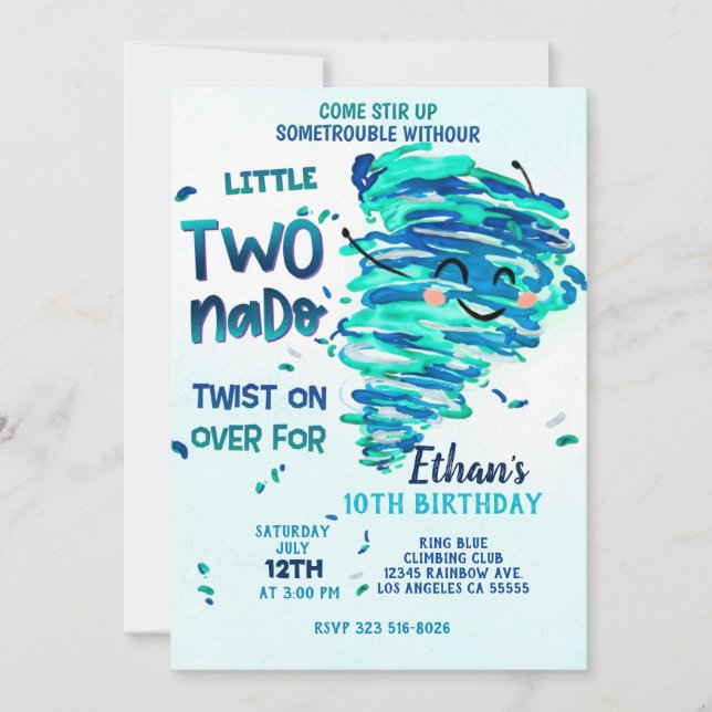 Einladung von Twonado (Vorderseite)