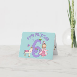Einladung von Unicorn Princess 6. Geburtstag