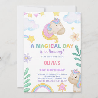 Einladung von Unicorn zum Geburtstag