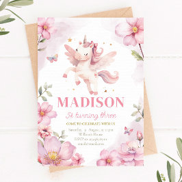 Einladung von Unicorn zum Geburtstag