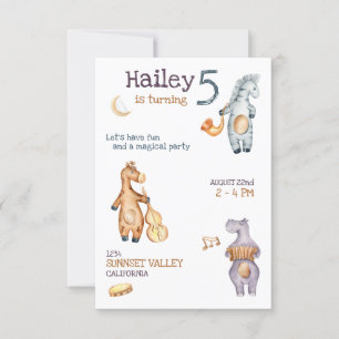 Einladung von Unisex Musical zum Geburtstag