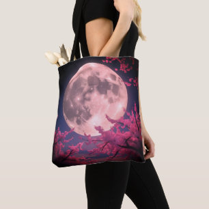 Einladung von Vollmond- und Kirschblüten - Elegant