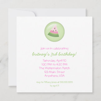 Einladung von Watermelon