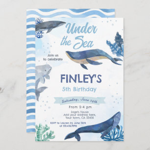 Einladung von Whale Birthday