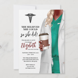 Einladung von White Coat Medical School Abschluss