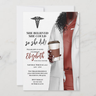 Einladung von White Coat Medical School Abschluss
