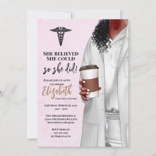Einladung von White Coat Medical School Abschluss