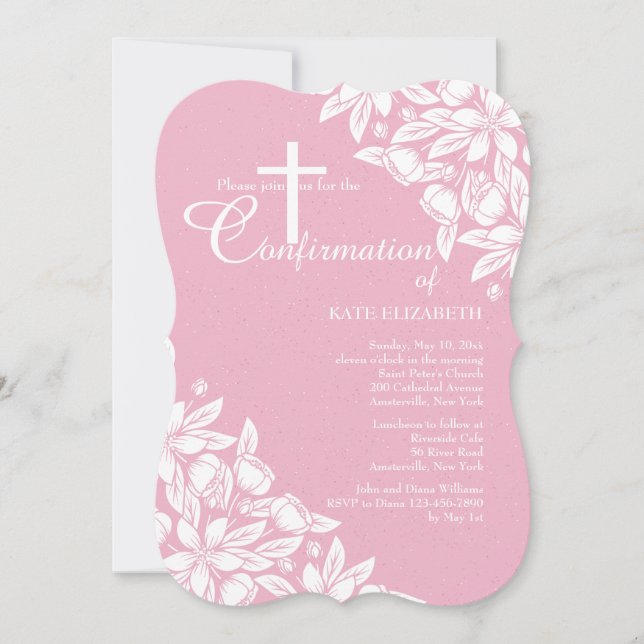 Einladung von White Jasmine (Vorderseite)