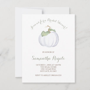 Einladung von White Pumpkin Bridal Dusche
