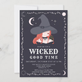 Einladung von "Wicked Witze Black Cat Halloween-Pa