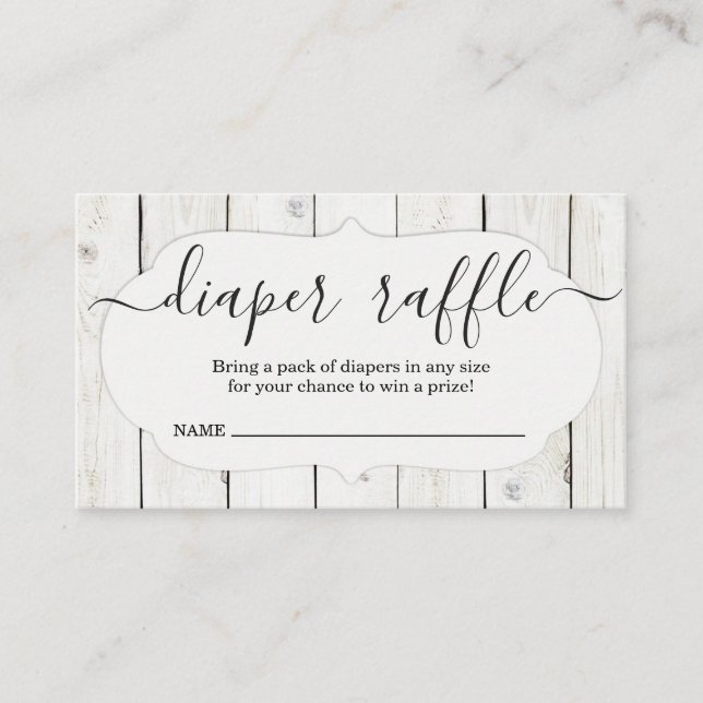 Einladung von Windeln für Babydusche (Vorderseite)