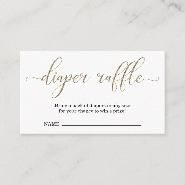 Einladung von Windeln für Babydusche (Vorderseite)