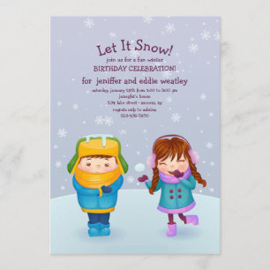 Einladung von Winterkindern