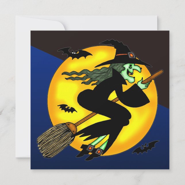 Einladung von Witterhack-Halloween-Party (Vorderseite)