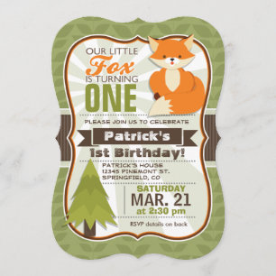 Einladung von Woodland Fox zum Geburtstag