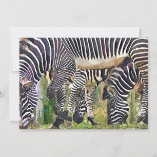 EINLADUNG VON ZEBRAS