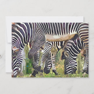 EINLADUNG VON ZEBRAS