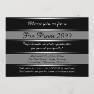 Einladung vor Beginn der Prom-Phase, Pre-Prom, Qui