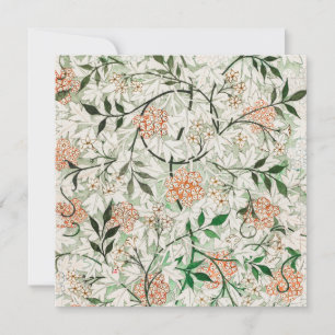 EINLADUNG: WILLIAM MORRIS : GREEN JASMINE DESIGN EINLADUNG