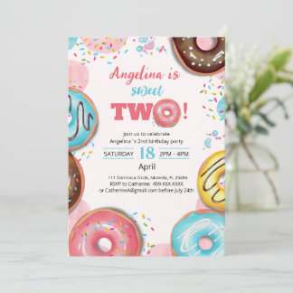 Einladung Yummy Donuts