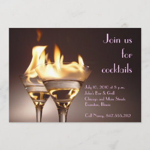 Einladung zu Cocktails