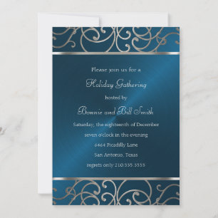 Einladung zu einem Aufenthalt in Blau und Silber