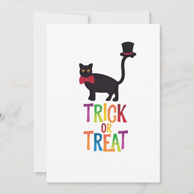 Einladung zu einem Halloween-Party (Vorderseite)