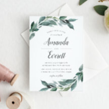 Einladung zu einer Fülle von Foliage Hochzeiten