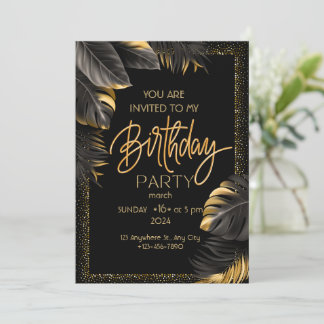 Einladung zu einer Geburtstagsparty