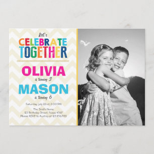 Einladung zu einer gemeinsamen Geburtstagsparty