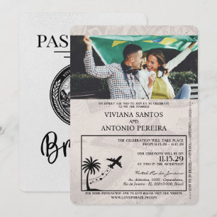 Einladung zu einer Hochzeit im White Brazil Passpo