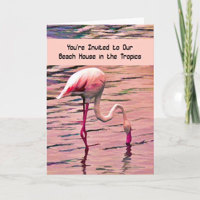 Einladung zu einer Hütte des Tropical Beach (Vorderseite)