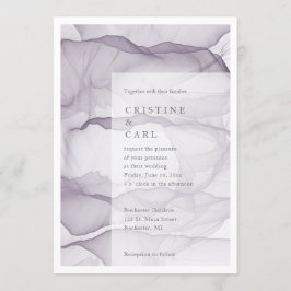 Einladung zu einer leichten Hochzeit