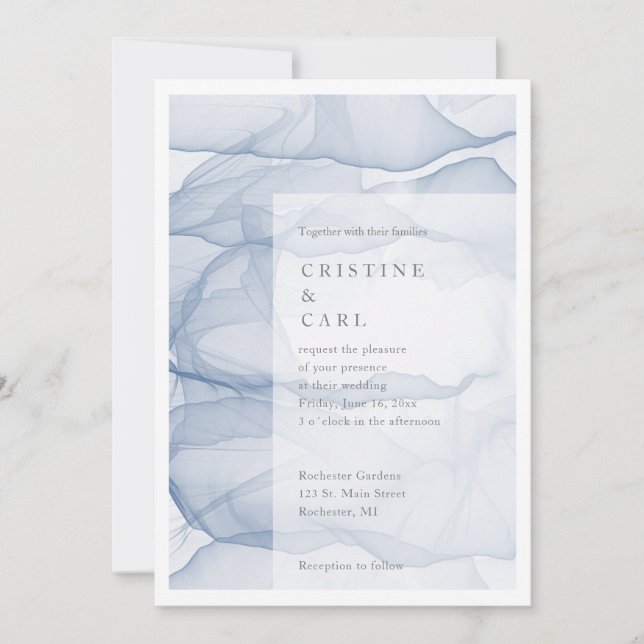 Einladung zu einer leichten Hochzeit (Vorderseite)