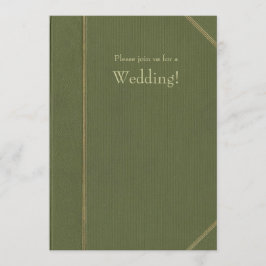 Einladung zu einer Vintagen Hochzeit im Grünen