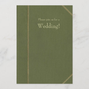 Einladung zu einer Vintagen Hochzeit im Grünen