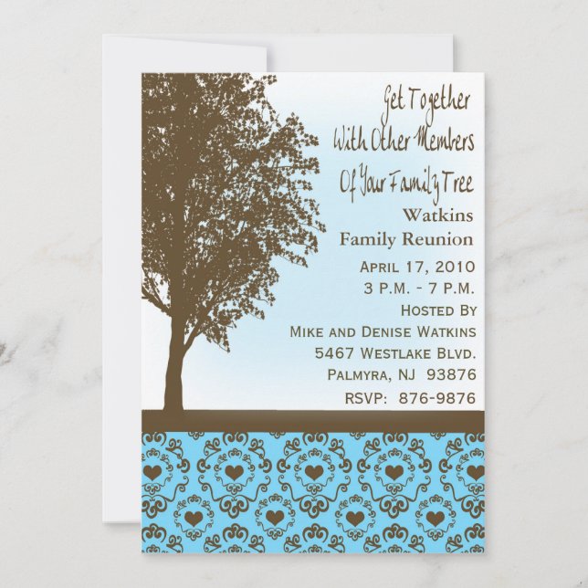 Einladung zu einer Wiedersehen (Vorderseite)