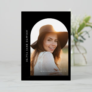 Einladung zu Gold Script Abschluss Foil